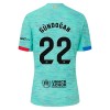Camisola FC Barcelona Gundogan 22 Equipamento 3ª 2023-24 Manga Curta